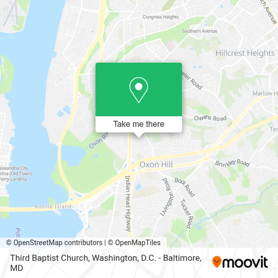 Third Baptist Church map
