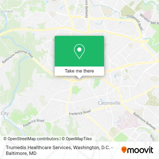 Trumedis Healthcare Services map