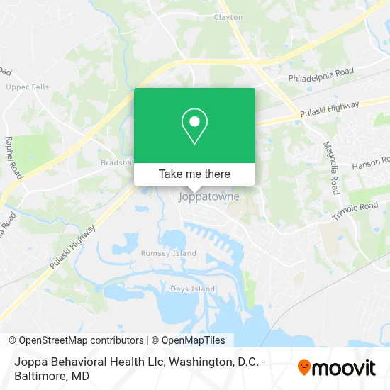 Joppa Behavioral Health Llc map