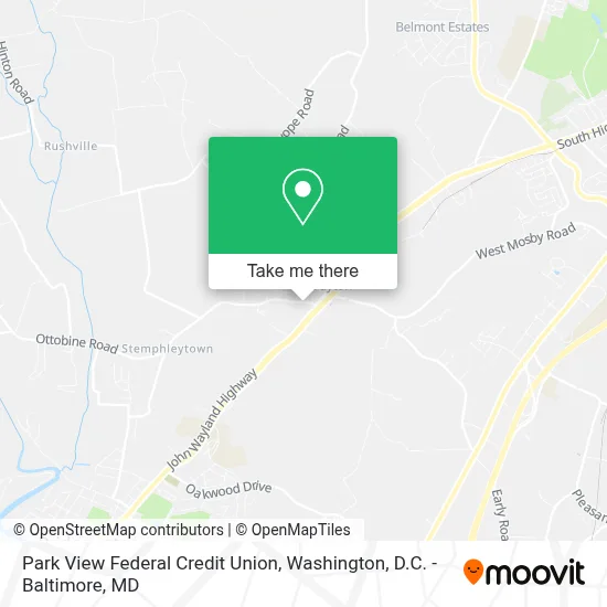 Park View Federal Credit Union map