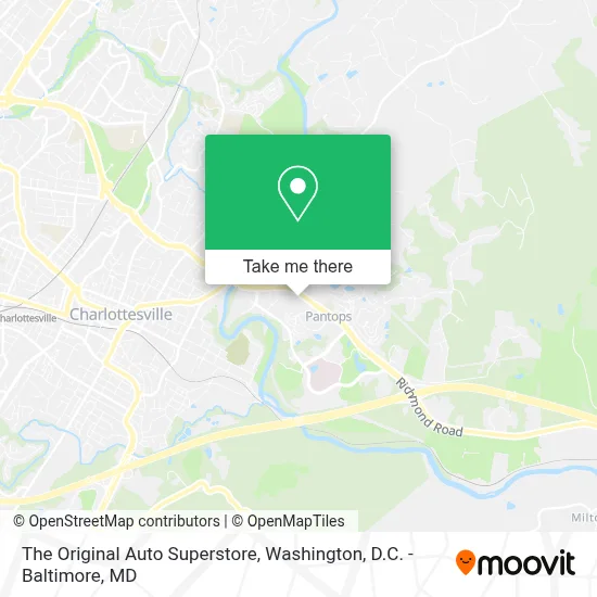 The Original Auto Superstore map