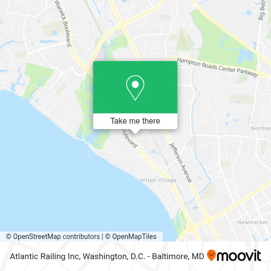 Atlantic Railing Inc map