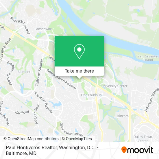 Paul Hontiveros Realtor map
