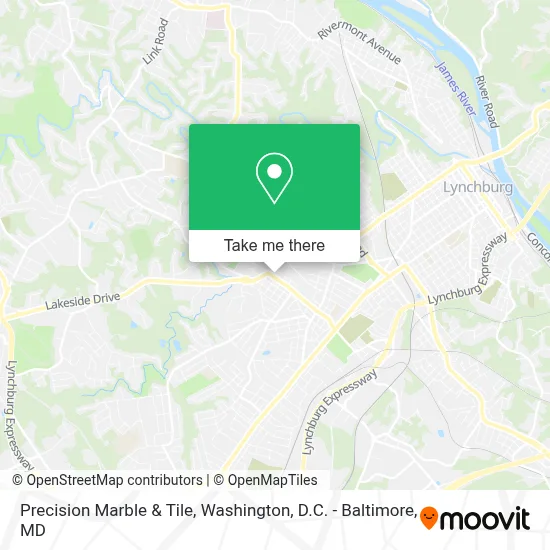Precision Marble & Tile map