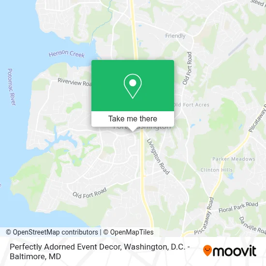 Perfectly Adorned Event Decor map