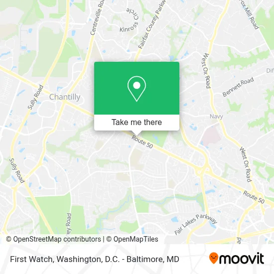 First Watch map