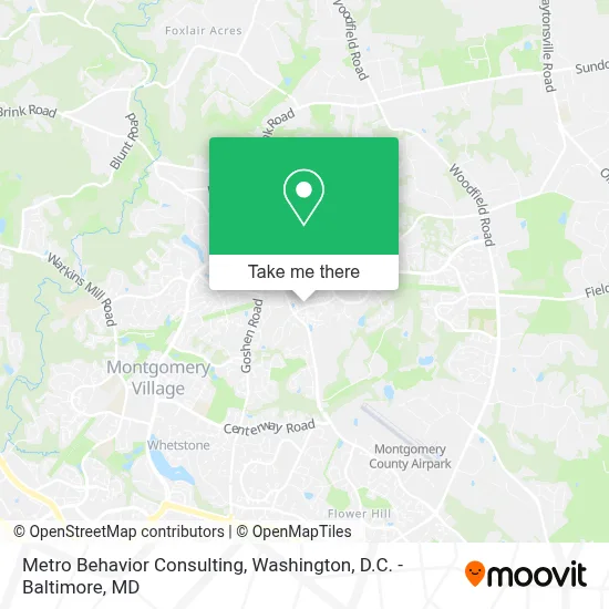 Metro Behavior Consulting map