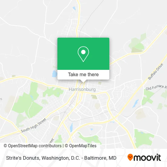 Strite's Donuts map