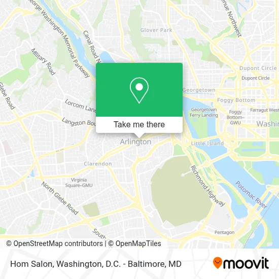 Hom Salon map