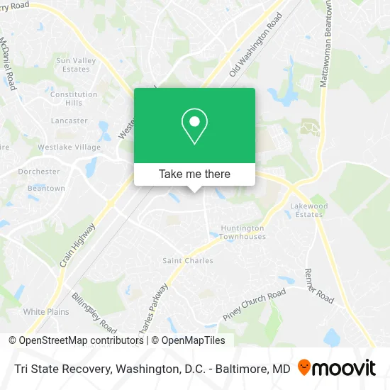 Tri State Recovery map