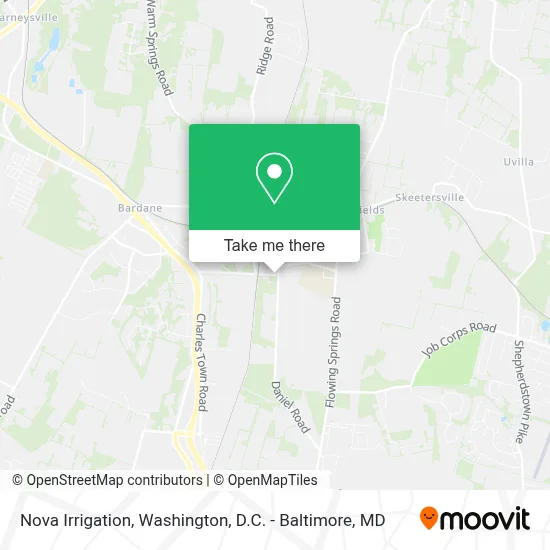 Nova Irrigation map