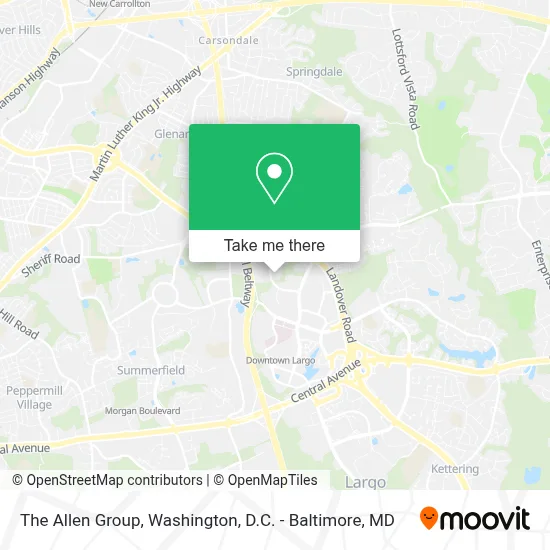 The Allen Group map