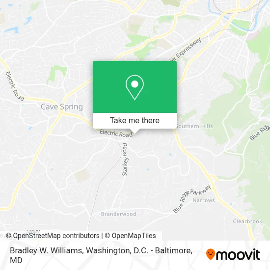 Bradley W. Williams map