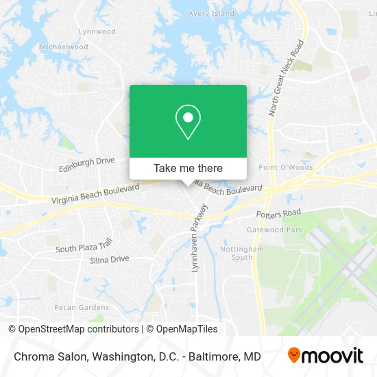Chroma Salon map