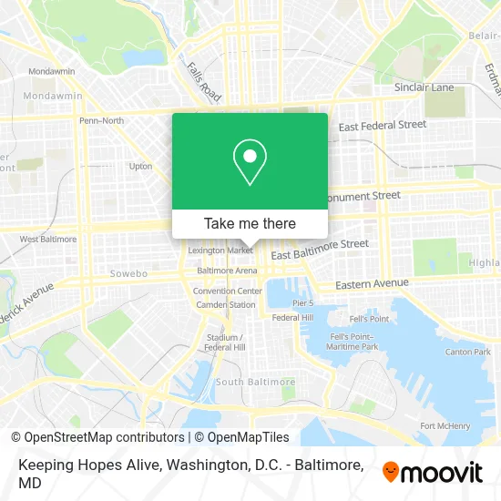Keeping Hopes Alive map