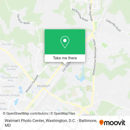 Walmart Photo Center map