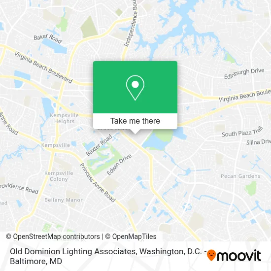 Old Dominion Lighting Associates map