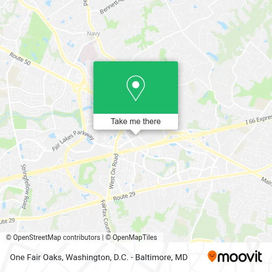 One Fair Oaks map