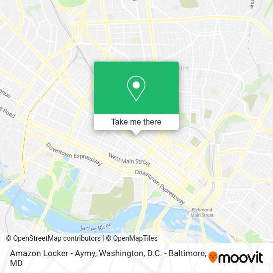 Amazon Locker - Aymy map