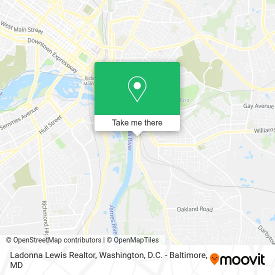 Ladonna Lewis Realtor map