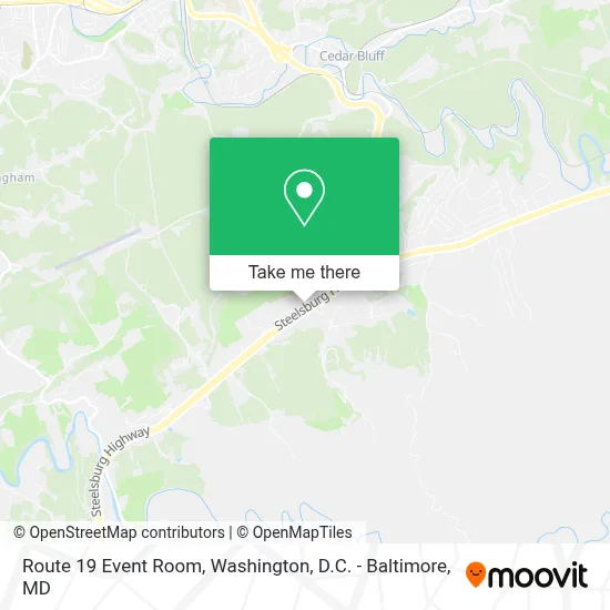 Route 19 Event Room map