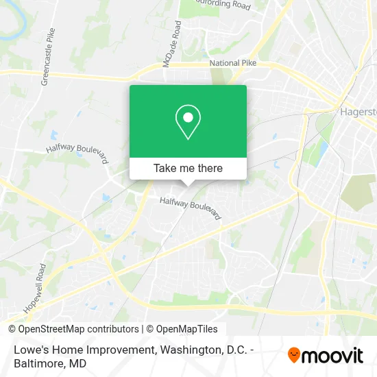 Lowe's Home Improvement map