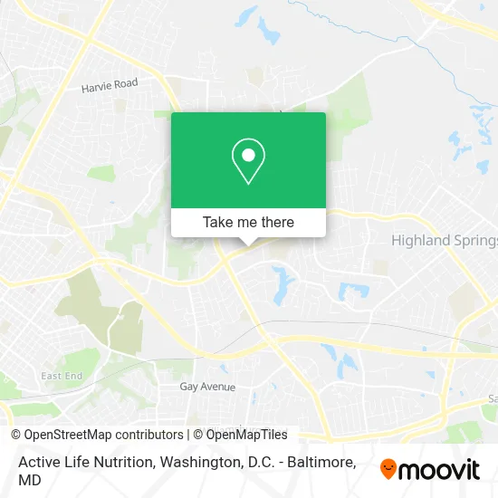Active Life Nutrition map