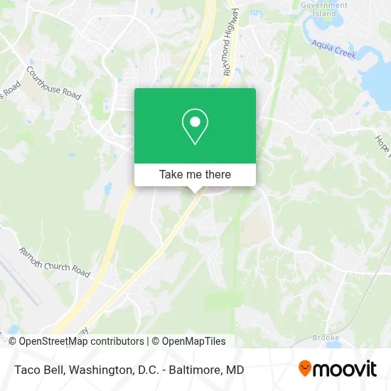 Taco Bell map