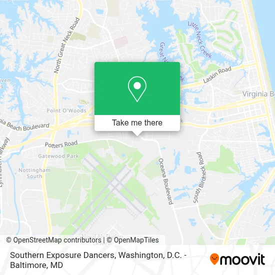 Southern Exposure Dancers map