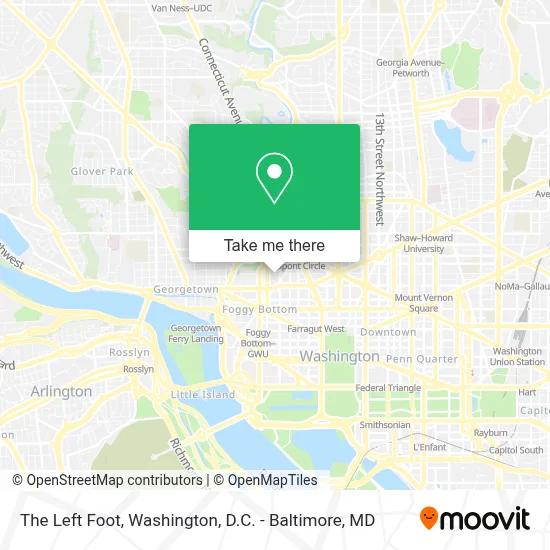 The Left Foot map