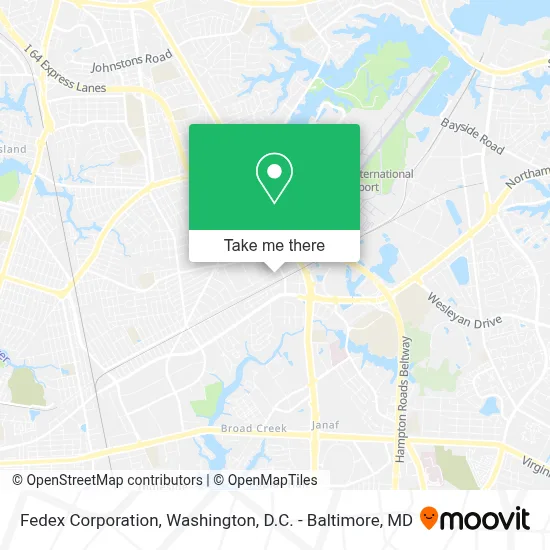 Fedex Corporation map