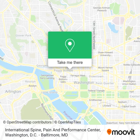 International Spine, Pain And Performance Center map