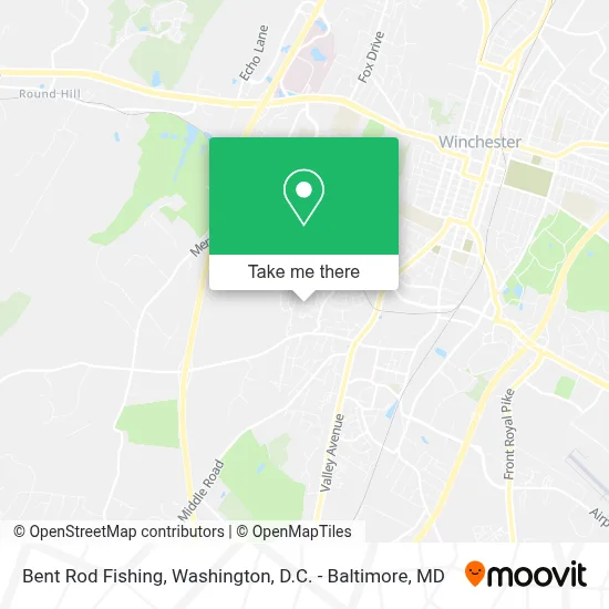 Bent Rod Fishing map