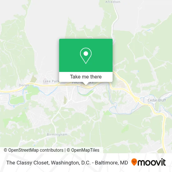 The Classy Closet map
