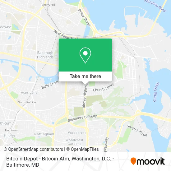 Bitcoin Depot - Bitcoin Atm map