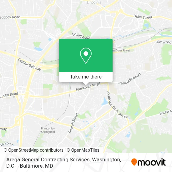 Arega General Contracting Services map