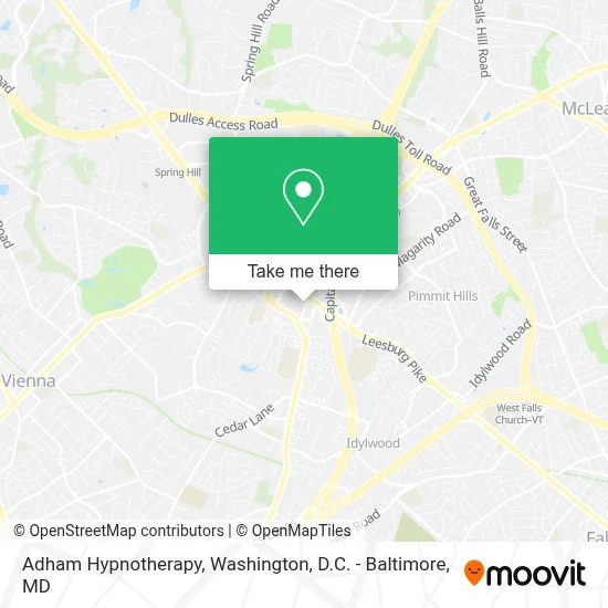 Adham Hypnotherapy map
