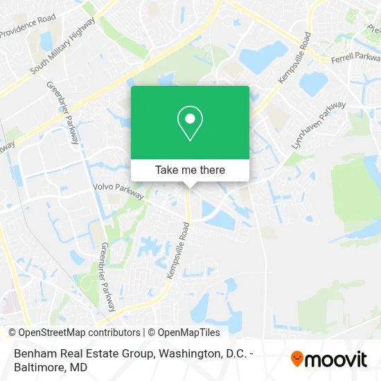 Benham Real Estate Group map