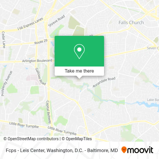 Fcps - Leis Center map