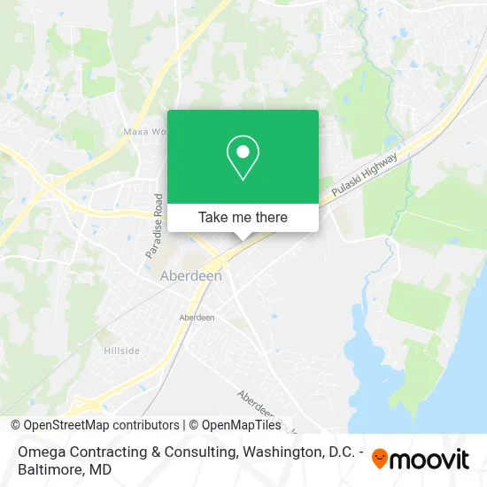Omega Contracting & Consulting map