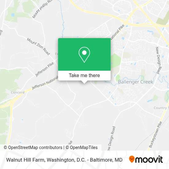 Walnut Hill Farm map