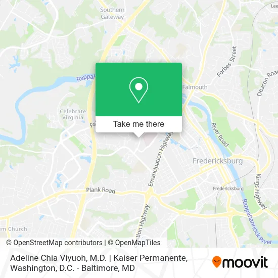 Adeline Chia Viyuoh, M.D. | Kaiser Permanente map