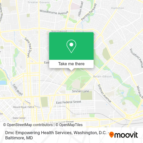 Dmc Empowering Health Services map