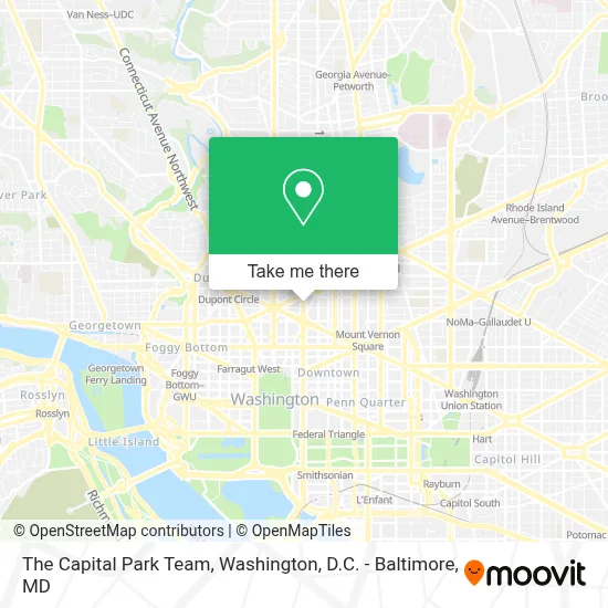 The Capital Park Team map