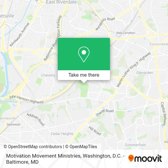 Motivation Movement Ministries map