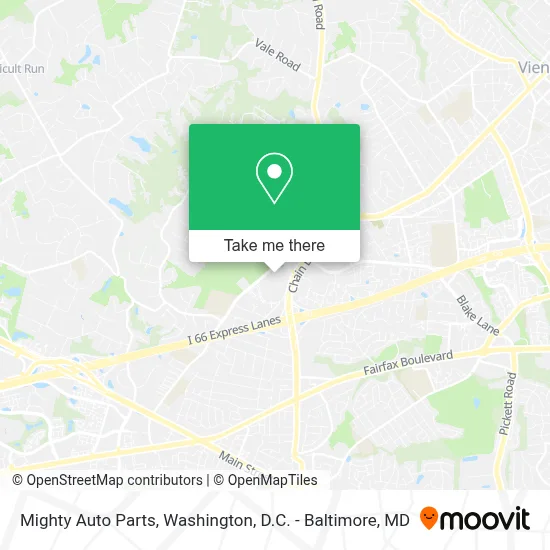 Mighty Auto Parts map