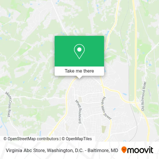 Virginia Abc Store map
