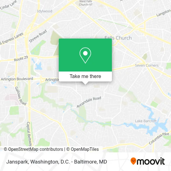 Janspark map