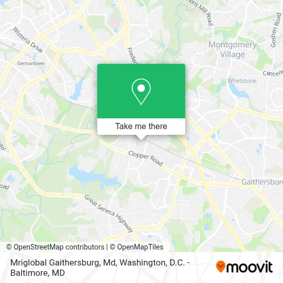Mriglobal Gaithersburg, Md map