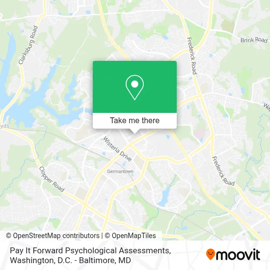 Pay It Forward Psychological Assessments map